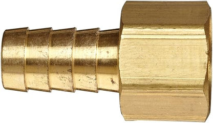 Anderson Metals-07002-1612 Brass Hose Fitting, Connector, 1" Barb x 3/4" Female Pipe