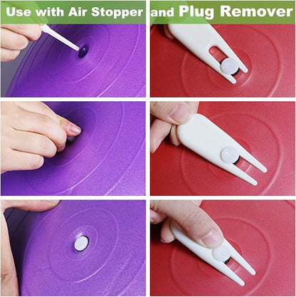 Hand Air Pump,Two-Way Hand Yoga Ball Pump, 9 Inch Double Action Hand Pump Inflator for Exercise Balls, Swimming Ring,Balloons and Inflatable Balls
