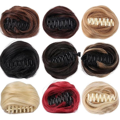 Space Buns Hair Piece 2 Pack, Mini Scrunchie Space Buns, Space Buns Hair Accessories, Space Buns on Short Hair, Space Buns Clips, Mini Space Buns, Hair Pieces for Women (613)