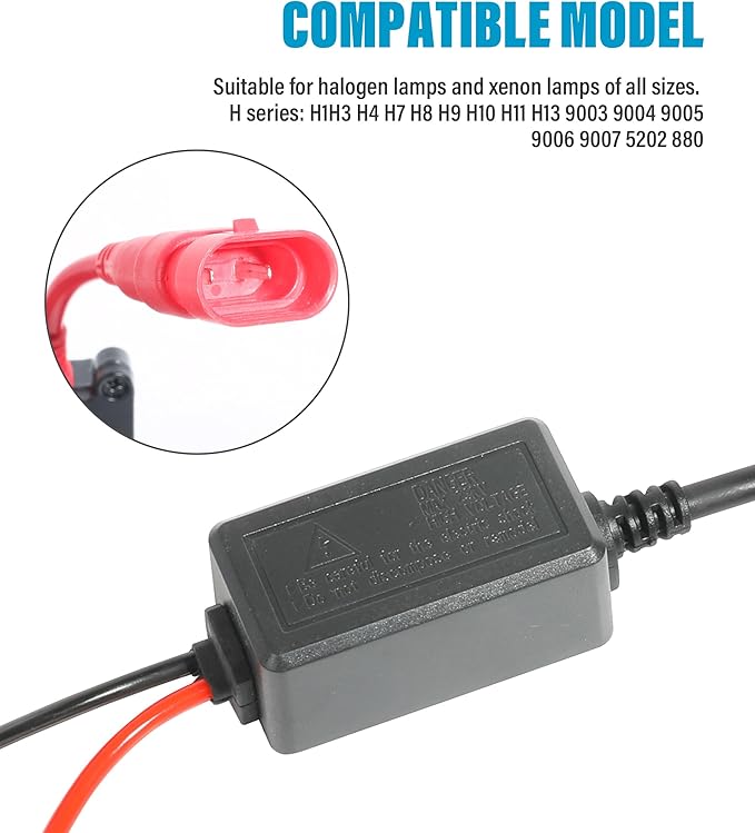 RACOONA Pack of 2 Hid Ballast,H11 Hid Kit,Car Accessories Hid Kit HID Ballast,35W DC 12V Super Slim Hid Ballast Kit,Universal Replacement for H1 H3 H4 H7 H11 H13 9005 9006 9007 5202 880