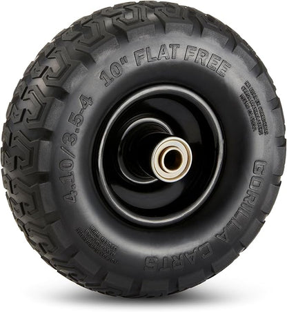 Gorilla Carts 10 Inch No Flat Replacement Tire for Utility Carts GCG-4, GCG-2140, GOR4PS, GOR400, GOR4G, GOR5, GOR800(B)-COM, GOR801, and GCG-900