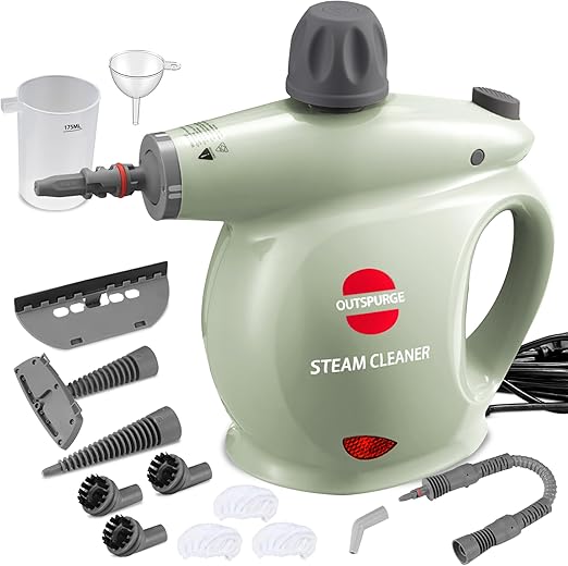 REFURBISHED Handheld Steam Cleaner, Green