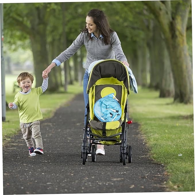 Wakauto Fits Pushchair Sunshade Lightweight Portable Canopy Stroller Sunshade Easy Install