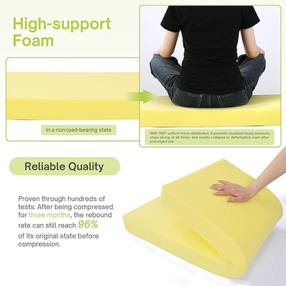 Custom Size Bench Cushion,Custom Bench Cushion for IndoorOutdoor Furniture,Durable Outdoor Waterproof Seat Cushions,Comfortable and Highly Resilient Patio Furniture Cushion