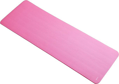 Basics 12 Inch Extra Thick Exercise Yoga Mat with Carrying Strap