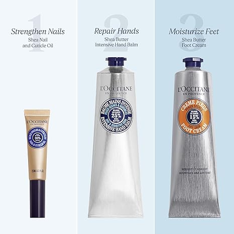 L'Occitane 15 Shea Butter Foot Cream Enriched with Lavender  Arnica 5.30 fl oz