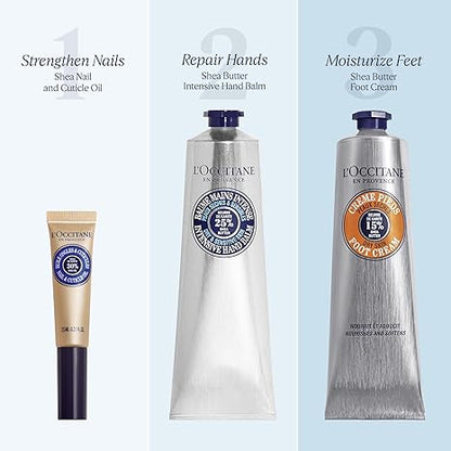 L'Occitane 15 Shea Butter Foot Cream Enriched with Lavender  Arnica 5.30 fl oz