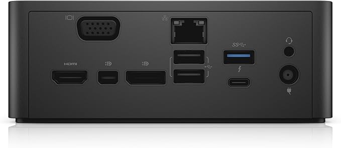 Dell 3GMVT TB16 Thunderbolt 3 Dock with 240W Adapter, Black