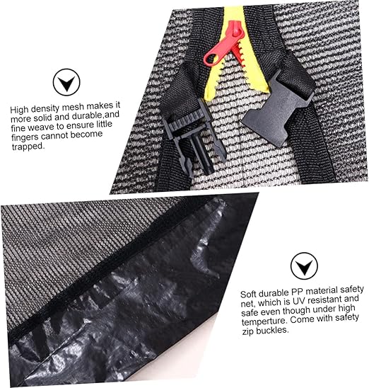 VANZACK Trampoline Protection Net Trampoline Fence Trampoline Net Replacement Trampoline Netting Replacement Tranpoline Trampoline Safety Net Trampoline Net Parts Guard Net Pp Nylon Bounce