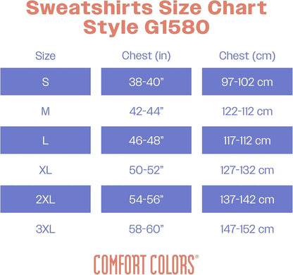 Comfort Colors Adult 1/4 Zip Style G1580 Sweatshirt