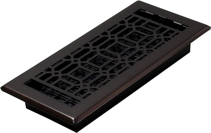 Decor Grates NGH410-RB Floor Register, 4x10 Inches, Rubbed Bronze Finish, 1 Count (Pack of 1)
