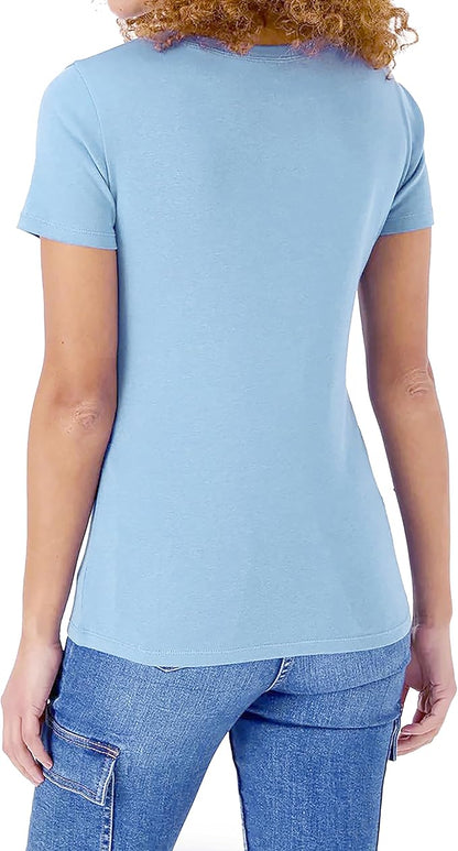 Women's Short Sleeve T-Shirt, Cotton Crewneck Tee, Classic Fit T-Shirt for Women