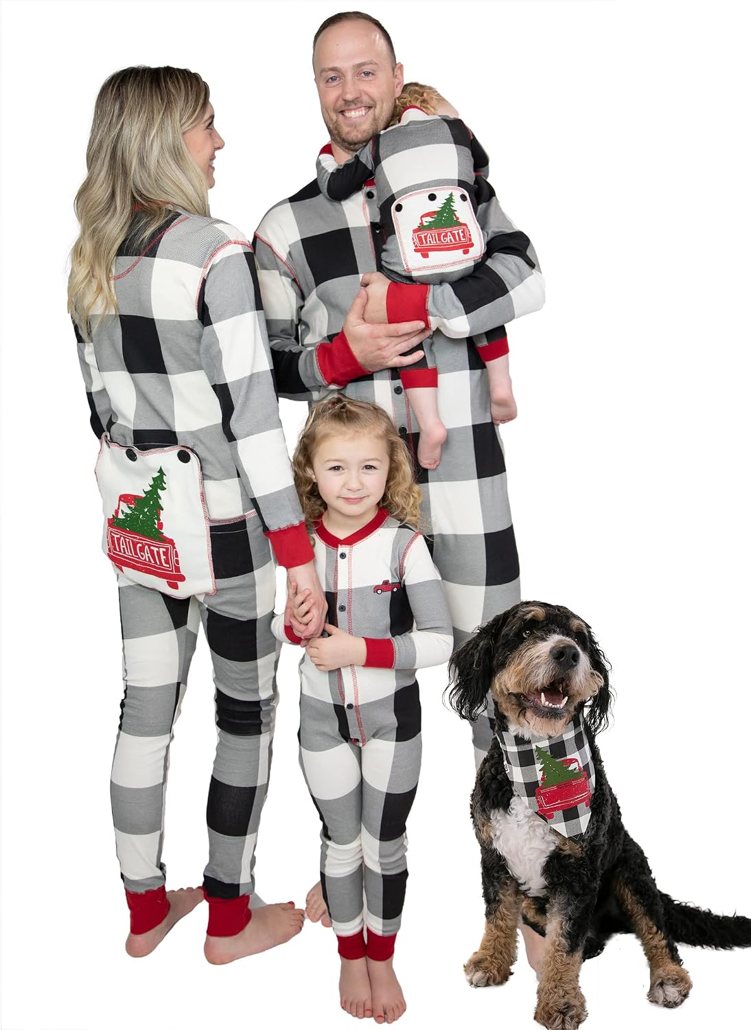 Lazy One Flapjacks, Matching Christmas Pajamas for The Dog, Baby & Kids, Teens, and Adults