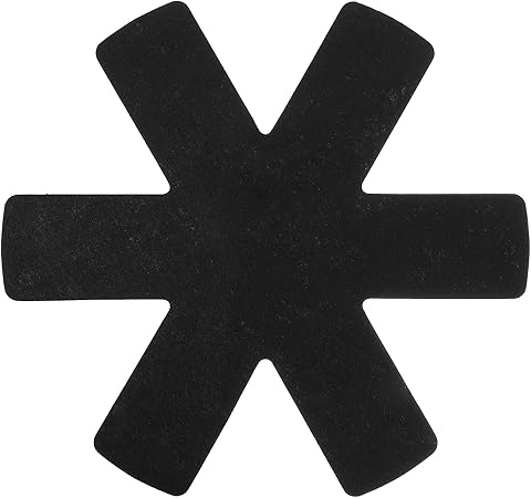 uxcell Pot and Pan Protectors, 3pcs 350mm 14 Inch Pot Separator for Stacking Felt Pan Protectors Dividers for Glass Ceramic Plates Cookware, Black