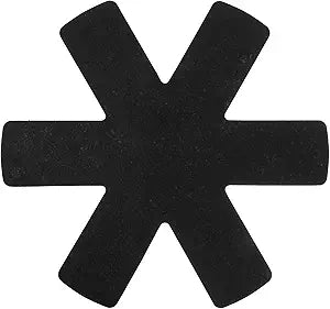 uxcell Pot and Pan Protectors, 3pcs 350mm 14 Inch Pot Separator for Stacking Felt Pan Protectors Dividers for Glass Ceramic Plates Cookware, Black