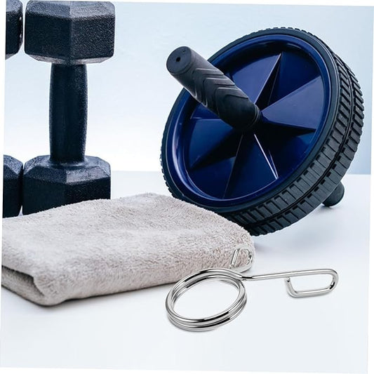 Milisten Gym Clamps Barbell Grip Dumbbell Spring Clip Collars Weight Clips for Lifting Bars