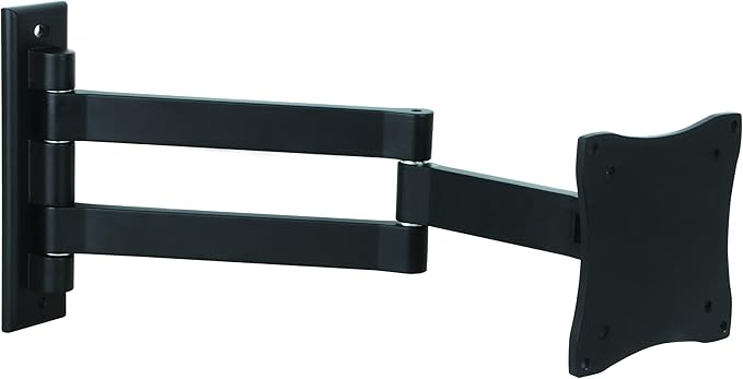 Full-Motion TV Wall Mount: 13"-27" Screens