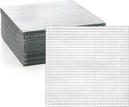 SOUJOY 36000 Pieces Mirror Mosaic Tiles, 5 x 5 mm Self Adhesive Mirror Stickers, Real Glass Mini Square Mirrors, Disco Ball Stickers for Crafts DIY Home Decorations