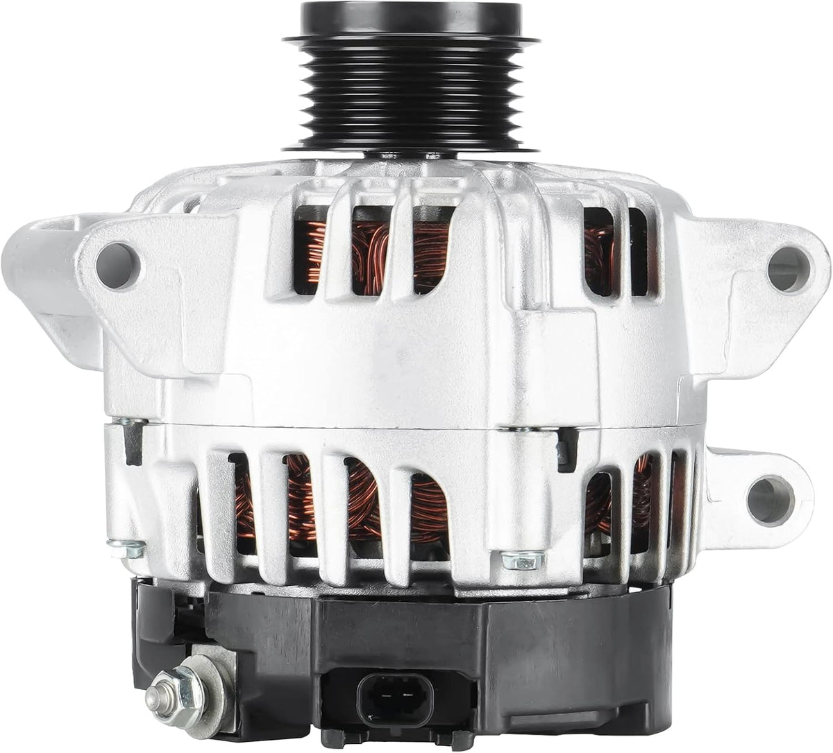 New Alternator for Chevrolet Equinox 2010-2017 2.4L, for Buick Regal 2012-2017 2.4L L4, Regal 2011-2013 2.0L [Not For Base Model], for GMC Terrain 2010-2017 2.4L, for Saab 9-5 2011 2.0L, 120Amp