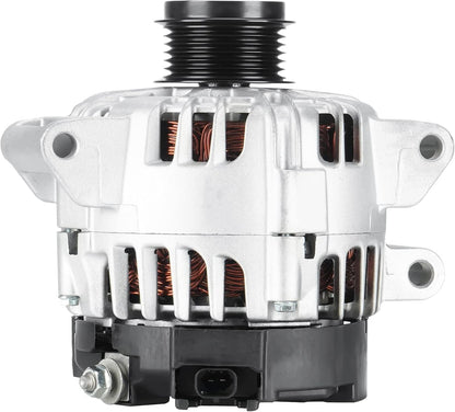 New Alternator for Chevrolet Equinox 2010-2017 2.4L, for Buick Regal 2012-2017 2.4L L4, Regal 2011-2013 2.0L [Not For Base Model], for GMC Terrain 2010-2017 2.4L, for Saab 9-5 2011 2.0L, 120Amp