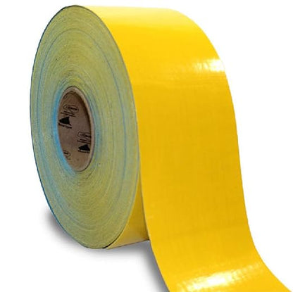 LiteMark Smooth Floor Marking Tape, EC-700 Heavy Duty Thick, Easy to Keep Clean, Warehouse, Yellow (4 Inches by 108 Feet)