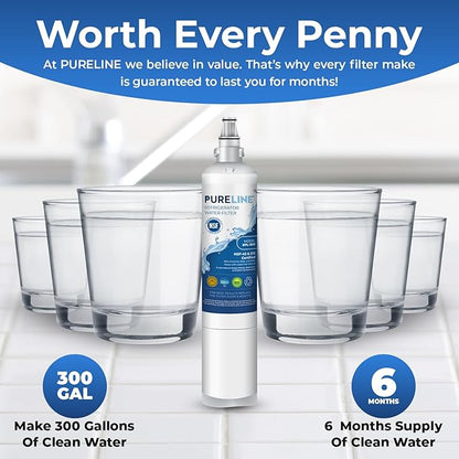 Pureline LT600P LG-Compatible Refrigerator Water Filter