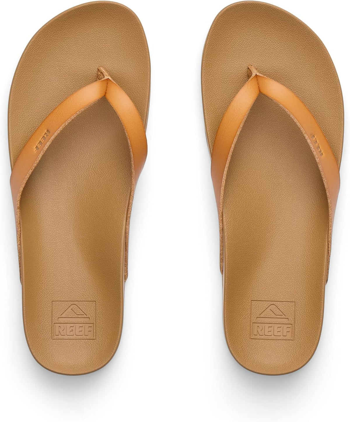 REEF Cushion Court Womens Sandal | Flip Flops, Vegan Leather Straps, Arch Support, Lightweight & Durable