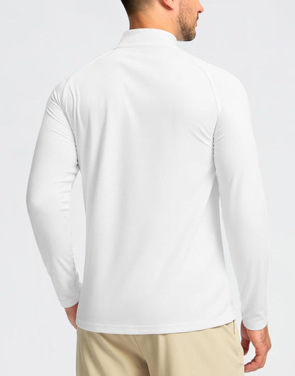 G Gradual Men's Running Shirts Long Sleeve Athletic Shirt Lightweight Quick Dry Quarter Zip Pullover for Men Workout Gym Golf