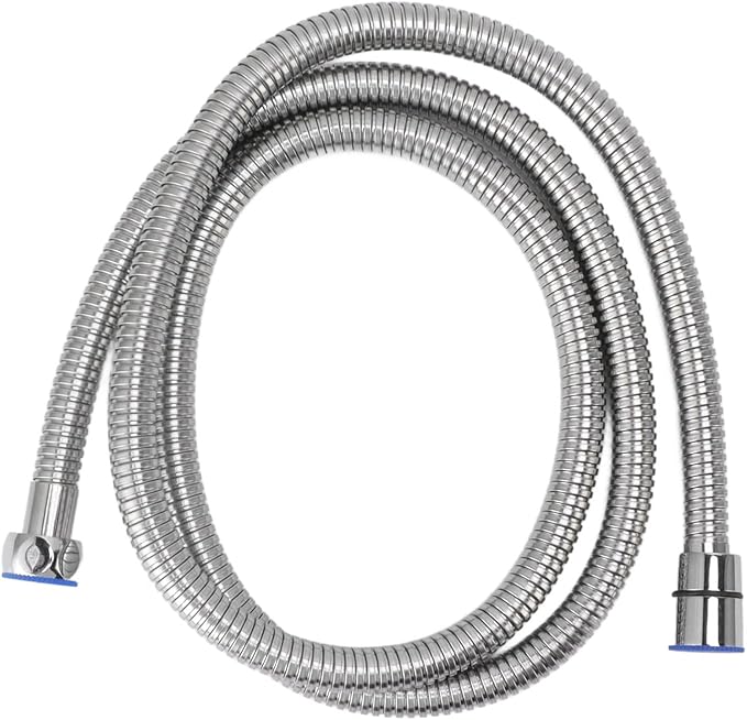 Shower Hose Extra Long Explosion Proof Shower Hose Heat Easy to Install Flexible 59 Inches for Shower (Electroplate)