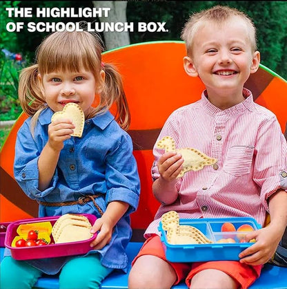Sandwich Cutter and Sealer Vegetable Cutters for Kids Uncrustables Sandwich Maker Lunchbox Bento Box DIY Lunch