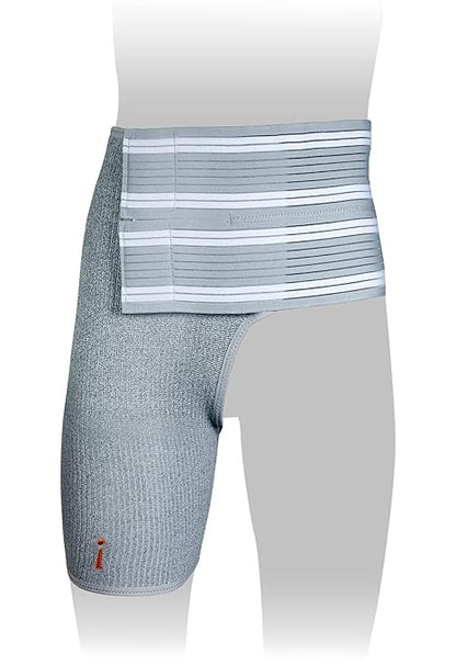 Incrediwear Hip Brace  Hip Brace for Women and Men, Supports Hip Pain Relief and Aids Hip Injury Recovery, Reduces Swelling, Designed for Support, Comfort, & Mobility (Right Leg, Medium)