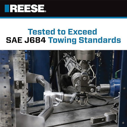 Reese 21536 Trailer Hitch Ball Mount Starter Kit, Fits 2 Inch Square Receiver, 2 Inch Drop, 6,000 lbs. Capacity, Includes 2 Inch Trailer Ball and Pin & Clip