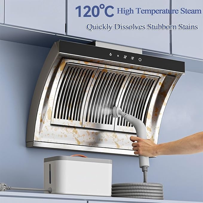 Portable Handheld Steam Cleaner, 650ml Large Capacity Fast Heating Cleaning Machine for Home Car Kitchen Grout Tile