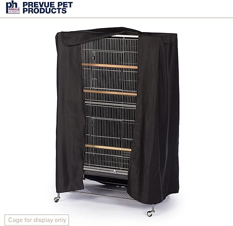 Prevue Hendryx Pet Products Good Night Bird Cage Cover, Large, Black
