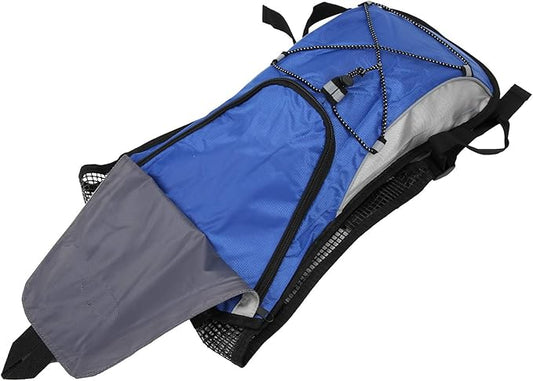 Cycling Backpack, Running Backpack Backpack 2L Blue Non Woven Fabric  Polyester Portable Sports Hydration Bag with Grid Design for Cycling Sports