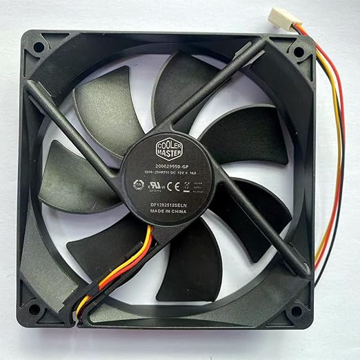 for DF1202512SELN DC12V 0.16A 12CM 12025 3-Wire Cooling Fan