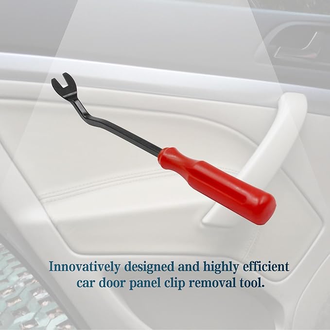 Plastic Fastener Remover Clip Removal Tool for Auto Trim, Door Panel, Molding, Dash AudioRadio, Upholstery Clip and Fastener Non-Scratch Nylon Fiber Design