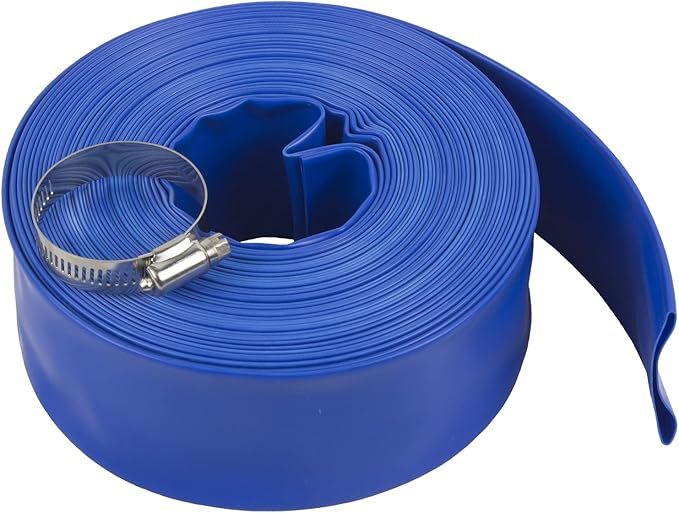Poolmaster 32170, Essential Collection Heavy-Duty Swimming Pool Backwash Hose, 1 12-Inch x 50-Feet