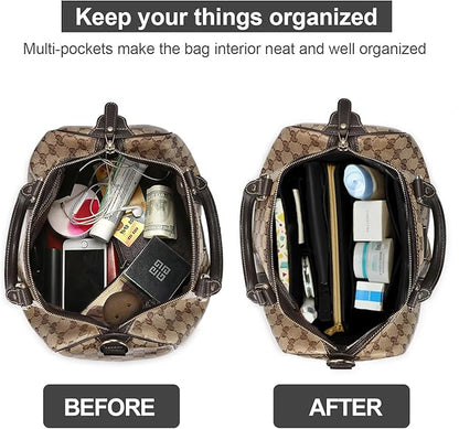 OMYSTYLE Purse Organizer Insert, Felt Tote Bag Organizer Insert with 5 Sizes, Handbag Dividers for Inside Purse, Compatible with Longchamp, Neverful, Speedy and More