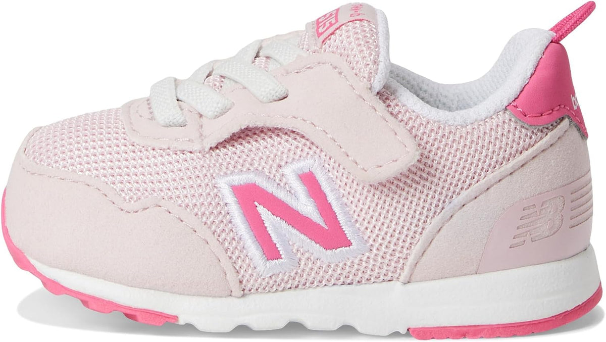 New Balance Kid's 515 V1 NEW-B Hook & Loop Sneaker, Rose Sugar/Dragon Berry, 2 M Infant