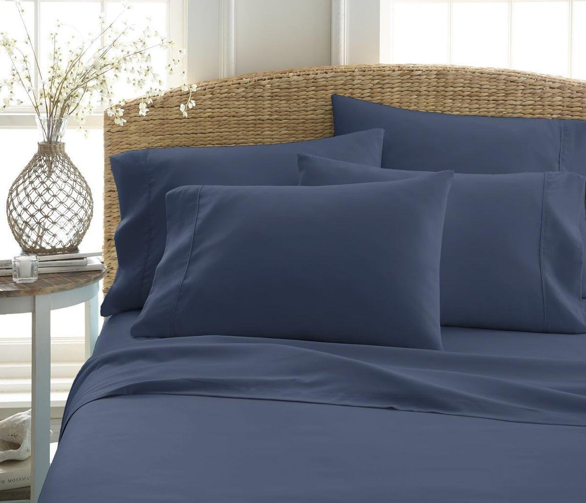 ienjoy Home 6-Piece Microfiber Deep Pocket Sheet Set, Queen