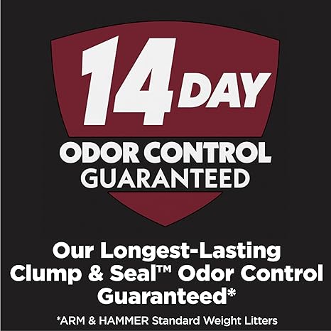 ARM  HAMMER Clump  Seal Platinum Multi-Cat Complete Odor Sealing Clumping Cat Litter, 14 Days of Odor Control 18lb
