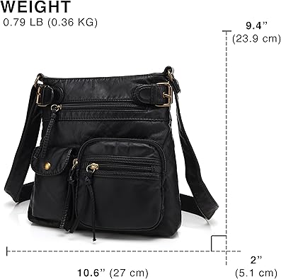 Scarleton Crossbody Bags for Women Purses and Handbags Multi Pocket Shoulder Bag Faux Leather Small, H1833