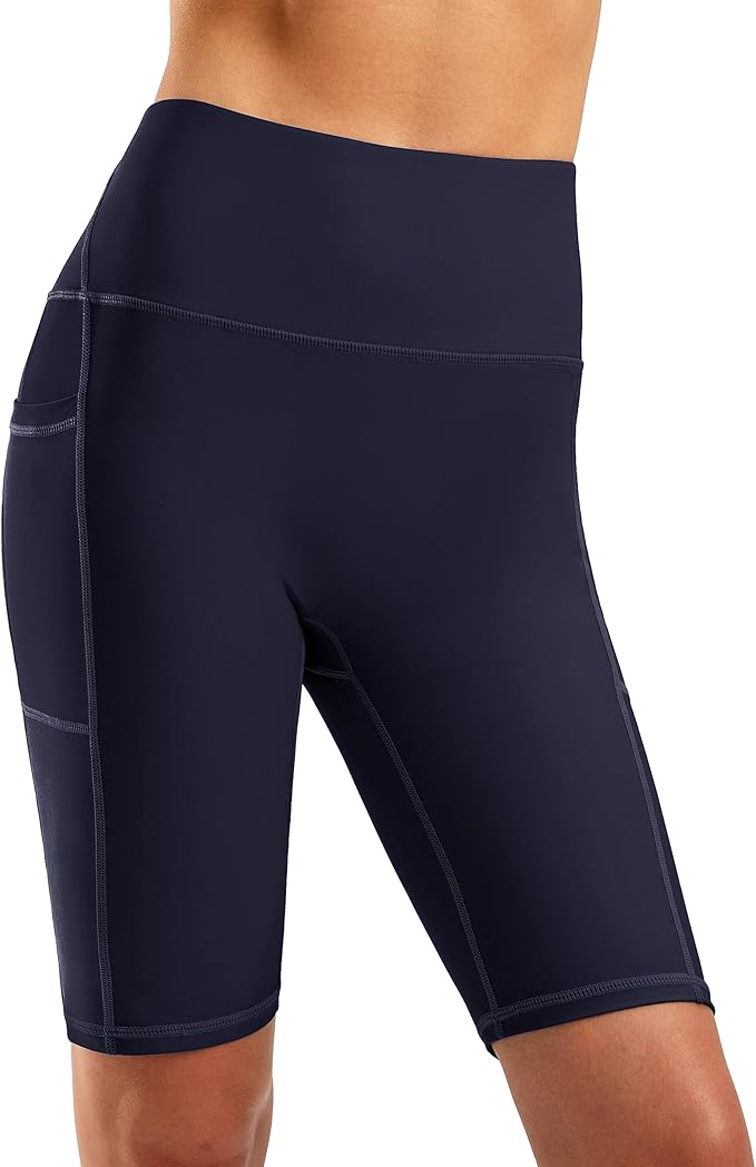G Gradual Women's 9" High Waisted Swim Board Shorts Tummy Control Swimsuit Bottoms for Women with Liner Pockets