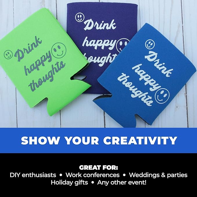 Kan-Tastic 25 units Cooler and can holder Green Soft and flexible foam that keeps beer, soda, water fresh and fresh Ideal for custom designs for