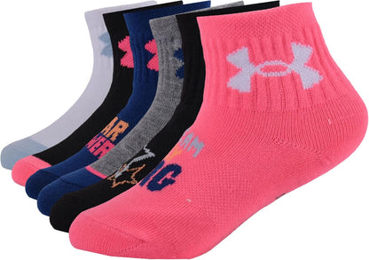 Under Armour girls Multi Pack Quarter Sock