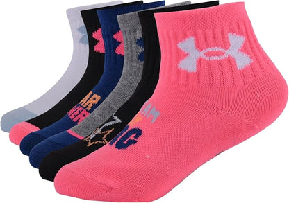 Under Armour girls Multi Pack Quarter Sock