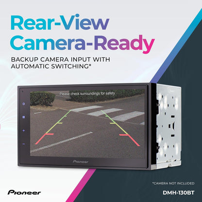 Stay connected with Bluetooth, Alexa, and rear camera. Personalize in-car entertainment with customizable display.