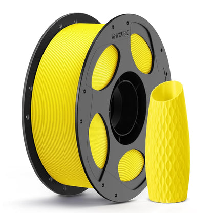 ANYCUBIC PLA 3D Printer Filament, 3D Printing PLA Filament 1.75mm Dimensional Accuracy +/- 0.02mm, 1KG Reusable Spool (2.2 lbs), Yellow