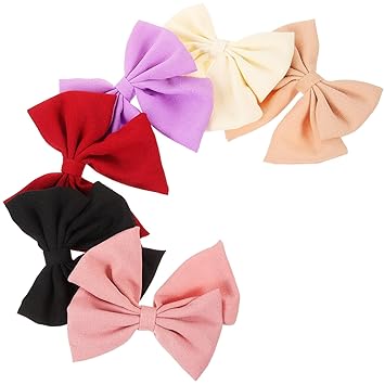 GALPADA 6pcs Hair Jewelry Hair Clips Hair Accessories Hair Barrettes Hair Bows Girl Bows Girls Bows for Hair Bow Clips Clip Bows Small Bows for Girls Headgear Child Metal Large